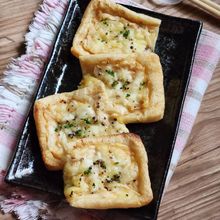 節約おつまみ！油揚げのマヨ醤油焼き！