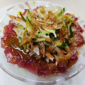 もんぶらん°・*:.。.☆の作ってみた!投稿(【わさび香る！かつおカルパッチョ】10分で完成！火を使わない)