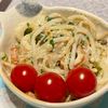 すみれの作ってみた!投稿(【もやしとちくわの濃厚ごまダレサラダ】レンジで簡単🌼)