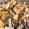 厚揚げでボリューム満点♡『厚揚げときのこのひき肉炒め』の工程2