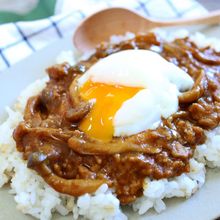 レンジで10分！簡単こくうま！きのこキーマカレー