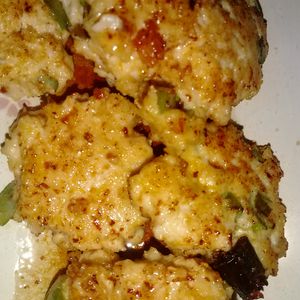 ぴよぴよしぃの作ってみた!投稿(【ワンパン焼き鳥風つくね】甘辛だれに３種のトッピングで♪)