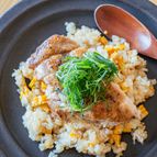 夏の爽やかごはん！大葉とコーンのチキンピラフ