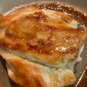 たぐともの作ってみた!投稿(鶏むねのコンソメレモン照り焼き)