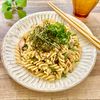 のりのり🐾🎀🤍の作ってみた!投稿(焼いた鮭と合わせるだけ！焼き鮭の和風パスタ)