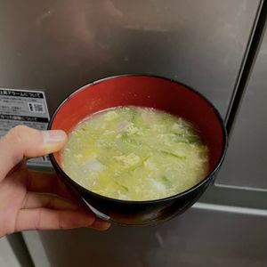 ケの作ってみた!投稿(【キャベツと卵のとろみスープ】キャベツの甘み♡ほっこり優しい)