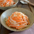 大根と人参の中華サラダ。簡単！作り置きに便利な副菜♪