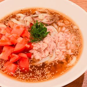 ミルクの作ってみた!投稿(【汁まで飲み干す！トマトとツナの旨スープそうめん】簡単絶品！)