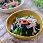あと一品欲しい時に♪『わかめとかにかまときゅうりの酢の物』