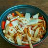 根菜たっぷりと鶏肉の具だくさん鍋の工程3
