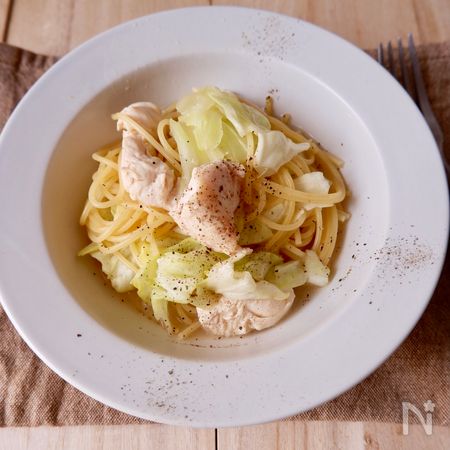 レンジで作る 春キャベツとチキンのスープパスタ ノンオイル By Kanna レシピサイト Nadia ナディア プロの料理家のおいしいレシピ