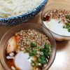 よっこの作ってみた!投稿(天かすが決め手☆キムチ温玉そうめん)