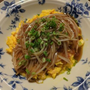 たりおの作ってみた!投稿(これだけでうまい♩カニ玉チーズあんかけ)