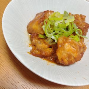 し☆の作ってみた!投稿(【ねぎ味噌チキン】食材２つで！！ご飯が進むがっつりおかず♡)