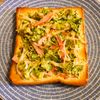puricoの作ってみた!投稿(塩揉みキャベツとかにかまのチーズトースト)