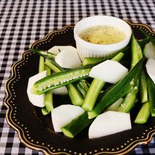 ＜野菜が進む！＞マスタードクリームディップ