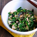 木綿豆腐の海苔ねぎごまサラダ