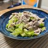 単身赴任おじさんの作ってみた!投稿(超速かんたん！ご飯もお酒も止まらない！『塩だれ豚レタス』)