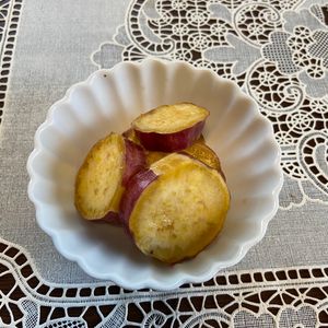 万福の作ってみた!投稿(【さつまいもの甘煮】レンジで簡単♡やさしい甘みにやみつき！)
