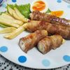 562704の作ってみた!投稿(竹輪チーズの肉巻き照り焼き)