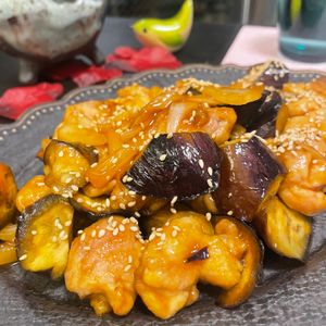 みっさキッチンの作ってみた!投稿(彼絶賛の愛されおかず♡『鶏むね肉となすの甘酢炒め』)