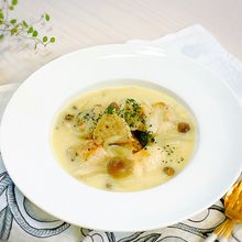 フライパンひとつ【らくウマ】鶏肉&きのこのクリーム煮