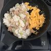間違いない美味しさ！ガーリックペッパー鶏ねぎチャーハンの工程4