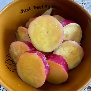 万福の作ってみた!投稿(さつまいもの塩はちみつレモン煮)