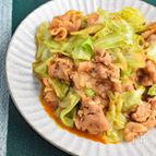 【下味冷凍肉で】豚とキャベツのにんにくみそ炒め