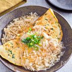 【明太豆腐オムレツ】卵1個でふわふわ