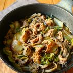 ワンパン10分！【牛肉と白菜のすき煮】ご飯すすむ甘辛味♩