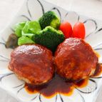 冷めてもフワッフワおから入り豚ひき肉のジューシーハンバーグ