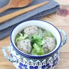 【食べるスープ】春キャベツと生姜団子の春雨入りみそ汁