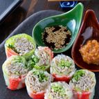 食べたら止まらない！蕎麦の生春巻き
