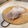 さつまいもとキノコのクリーム煮〜チキンステーキの工程1