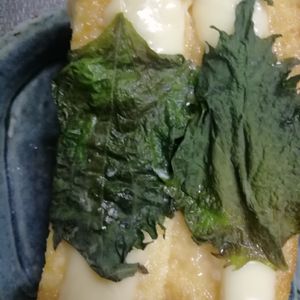 ぽぽペの作ってみた!投稿(コスパ最強◎はんぺんの大葉味噌チーズ焼き)