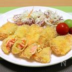 サーモンのチーズ巻きフライ