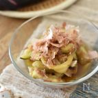 電子レンジで完成！めんつゆでさっぱりナスのお浸し