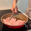 10分でとろ〜り!おいしい【豚キムチーズ丼】の工程1