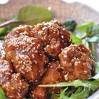豚こまで甘辛から揚げ♪
