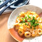 味付け醤油だけなのにウマウマ♡ちくわと長ねぎとふわとろたまご