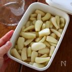 らっきょうの塩漬け(下漬け)