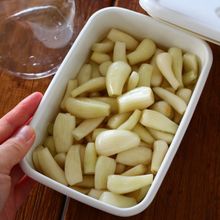 らっきょうの塩漬け(下漬け)