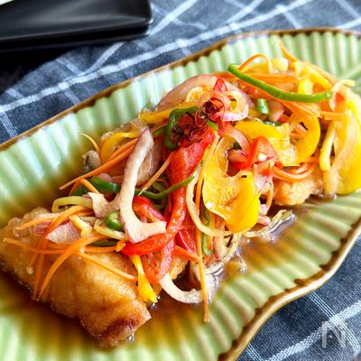 サバの野菜たっぷり南蛮漬け