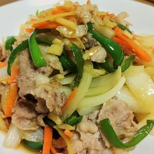 かずみん.Kの作ってみた!投稿(【10分で!定食屋さんの豚肉の生姜焼き】黄金比で簡単やわらか)