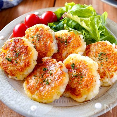 【ハッシュドえびポテチーズ】ぷりっともっちり新食感♡おつまみ
