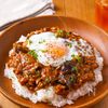 【フライパンで10分♡︎とろとろ茄子のドライカレー】