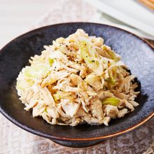 鶏ささみのねぎ塩和え