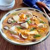 【かにかまと豆腐の卵とじ】飲める白だしあん♪の工程6
