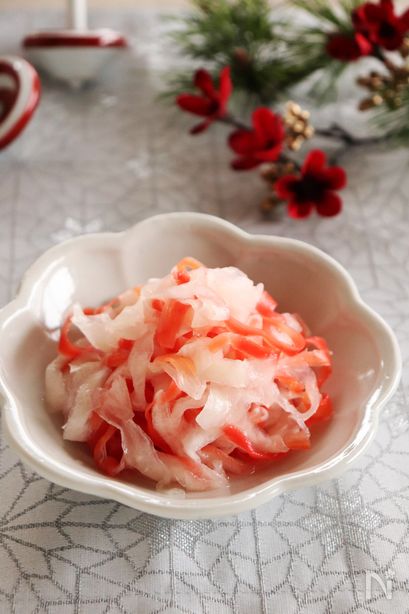 ピーラーで簡単！紅白なます